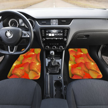 Fall In Autumn Leaves Car Floor Mats