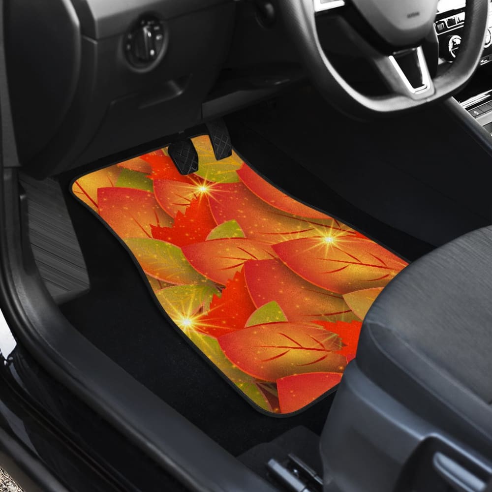 Fall In Autumn Leaves Car Floor Mats