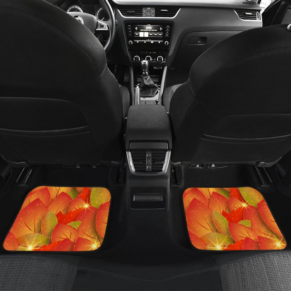Fall In Autumn Leaves Car Floor Mats