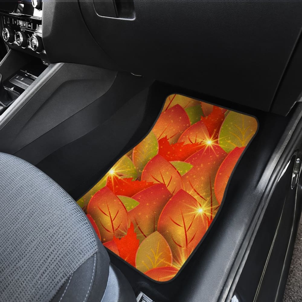 Fall In Autumn Leaves Car Floor Mats