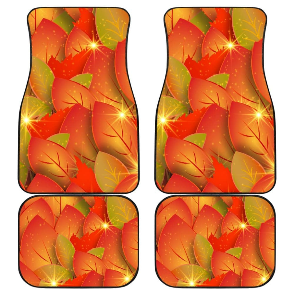 Fall In Autumn Leaves Car Floor Mats