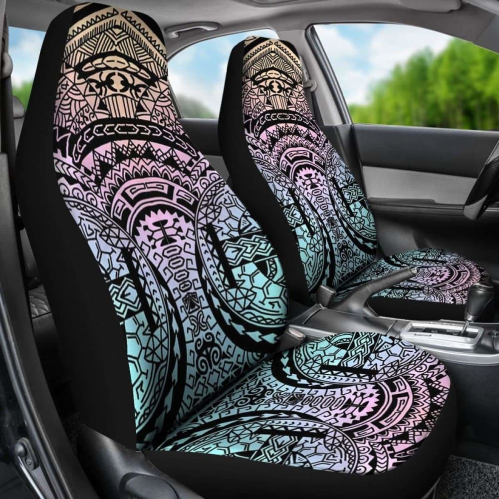 Polynesian Car Seat Cover - Polynesian Tattoo -