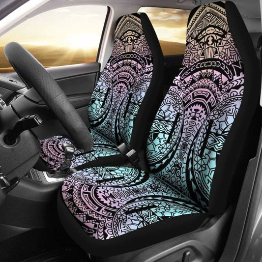 Polynesian Car Seat Cover - Polynesian Tattoo -