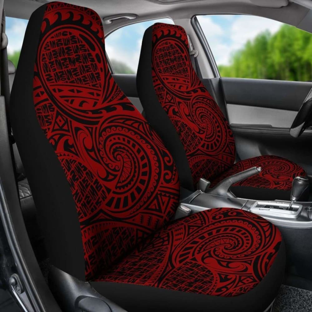 Polynesian Car Seat Cover - Polynesian Tattoo -