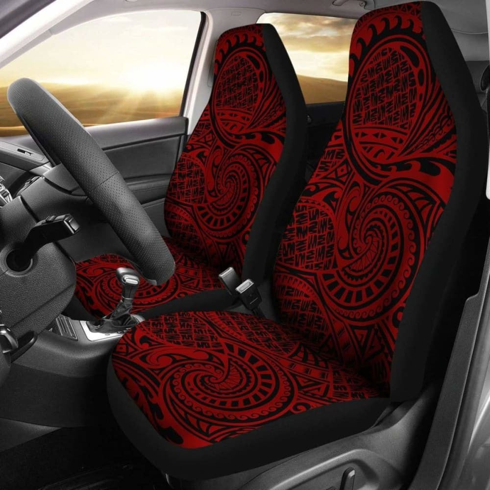 Polynesian Car Seat Cover - Polynesian Tattoo -