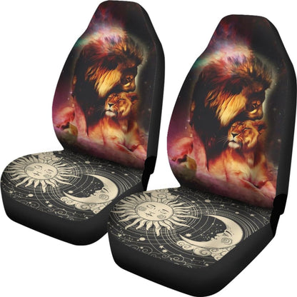 Sun And Moon Lion Car Seat Covers