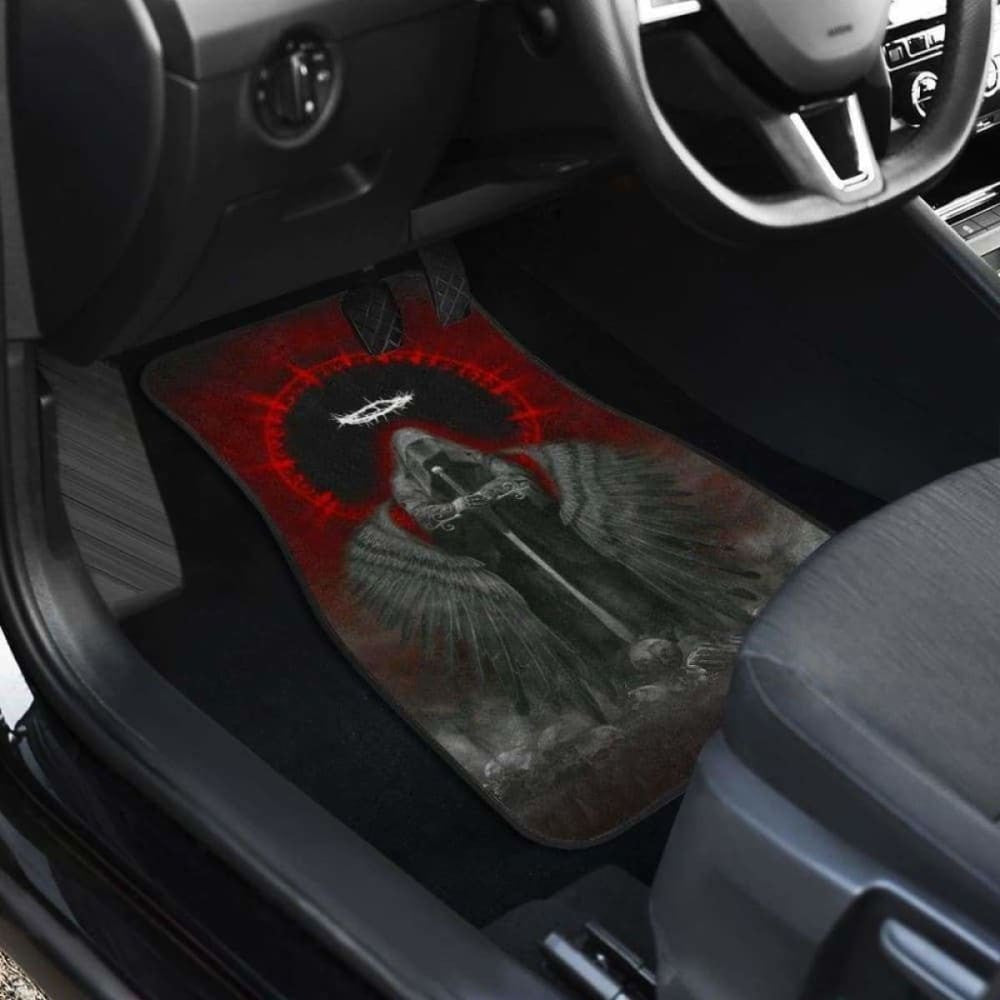 Death Angel In Dark Theme Car Floor Mats