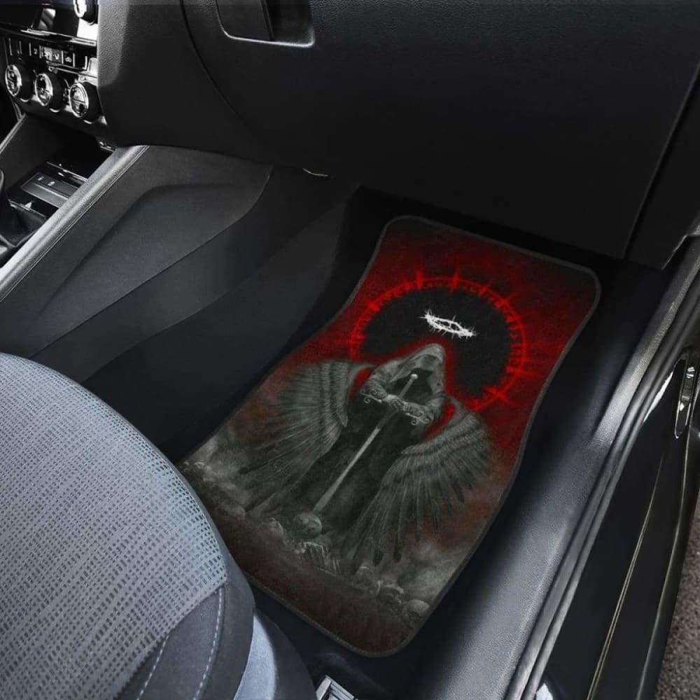Death Angel In Dark Theme Car Floor Mats