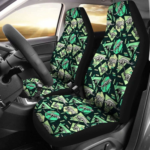 Skeleton Dinosaur Car Seat Covers