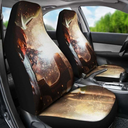 Welder At Work Car Seat Covers