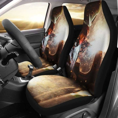 Welder At Work Car Seat Covers