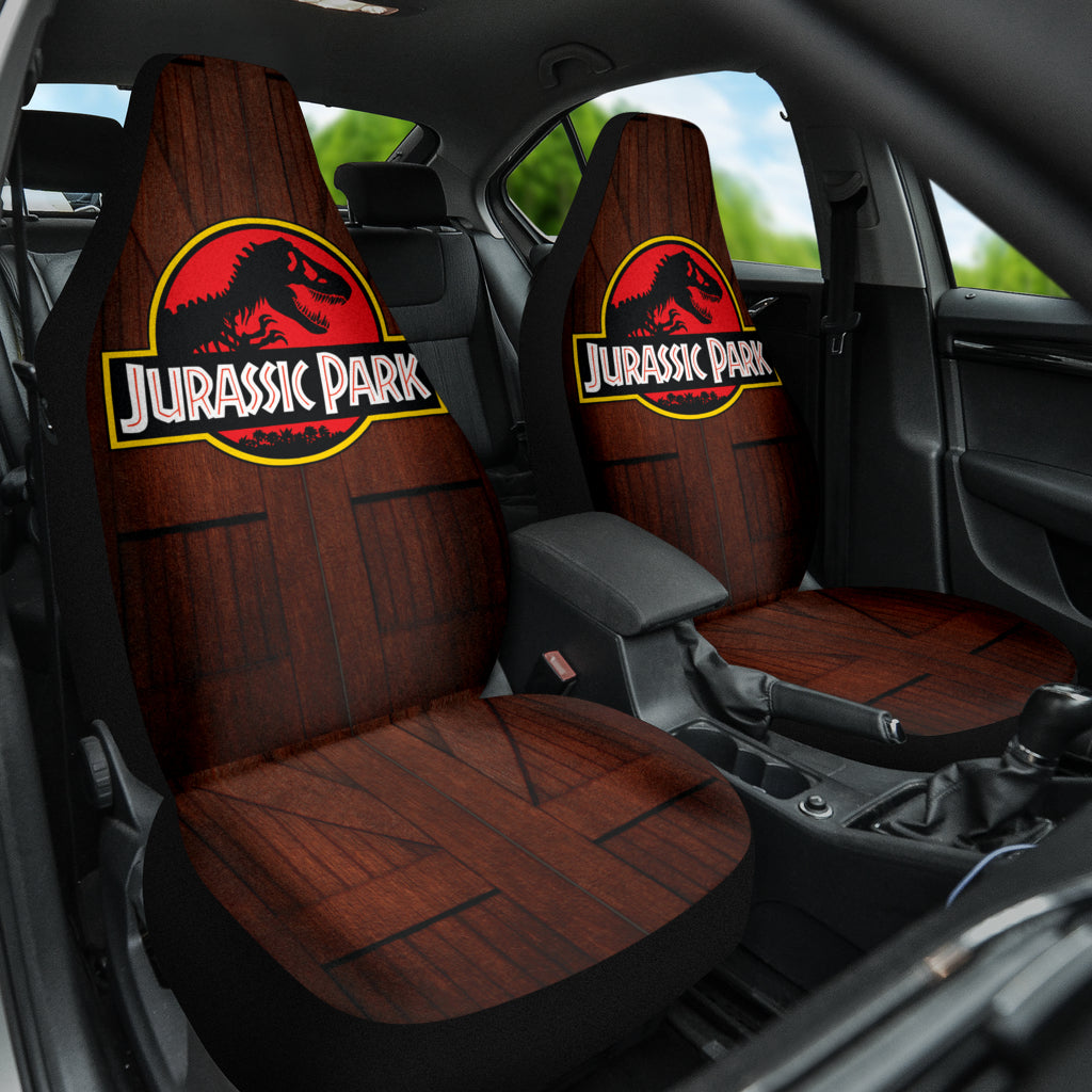 Amazing Best Gift Idea Jurassic Park Printed Car Seat Covers
