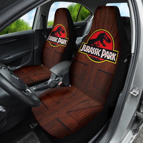 Amazing Best Gift Idea Jurassic Park Printed Car Seat Covers