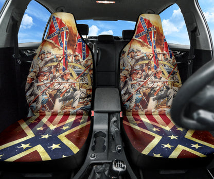 US American Civil War Car Seat Covers Style