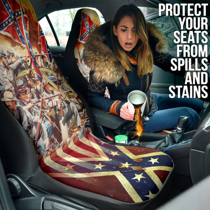 US American Civil War Car Seat Covers Style