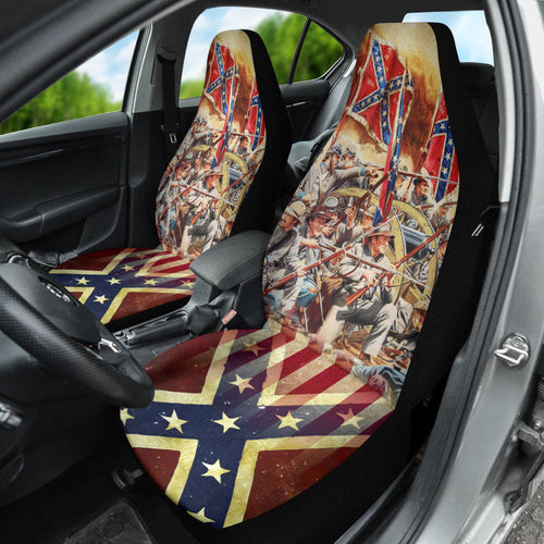 US American Civil War Car Seat Covers Style