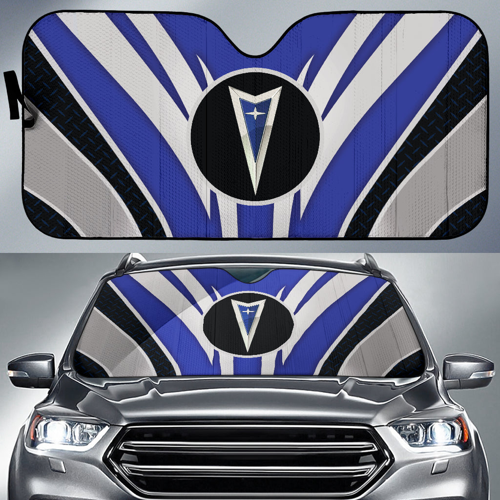 Pontiac Car Auto Sun Shades Blue