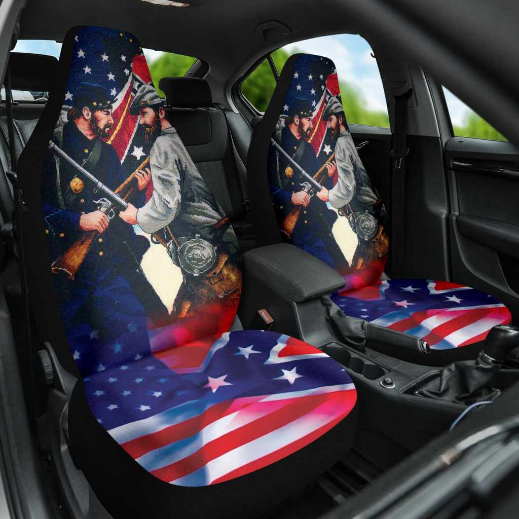 US American Civil War Car Seat Covers Style