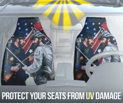 US American Civil War Car Seat Covers Style
