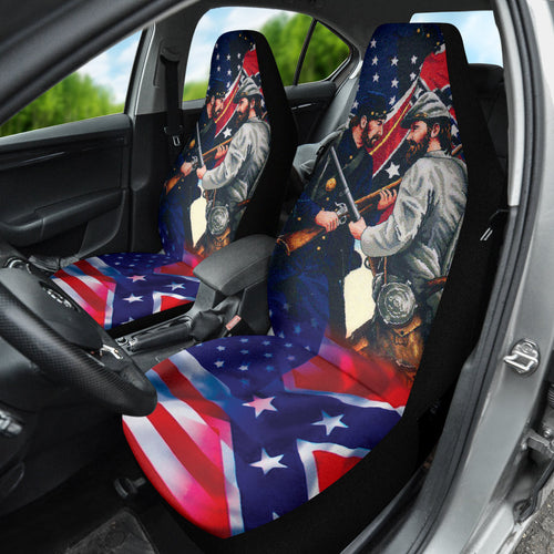 US American Civil War Car Seat Covers Style