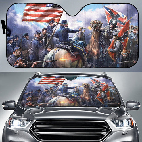 US American Civil War Car Auto Sun Shades Style