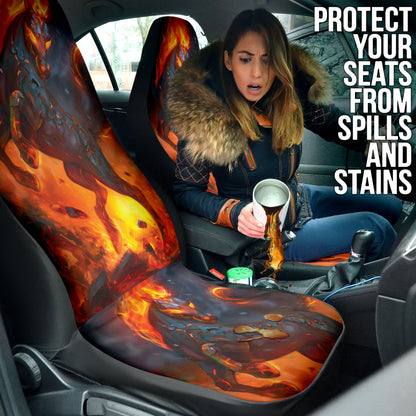 Fire Horse Car Seat Covers