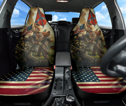 US American Civil War Car Seat Covers Style