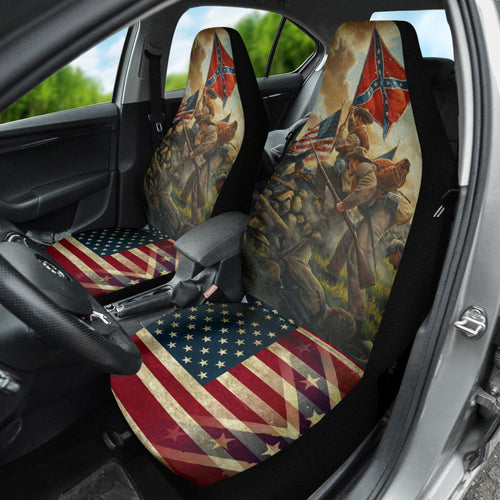 US American Civil War Car Seat Covers Style
