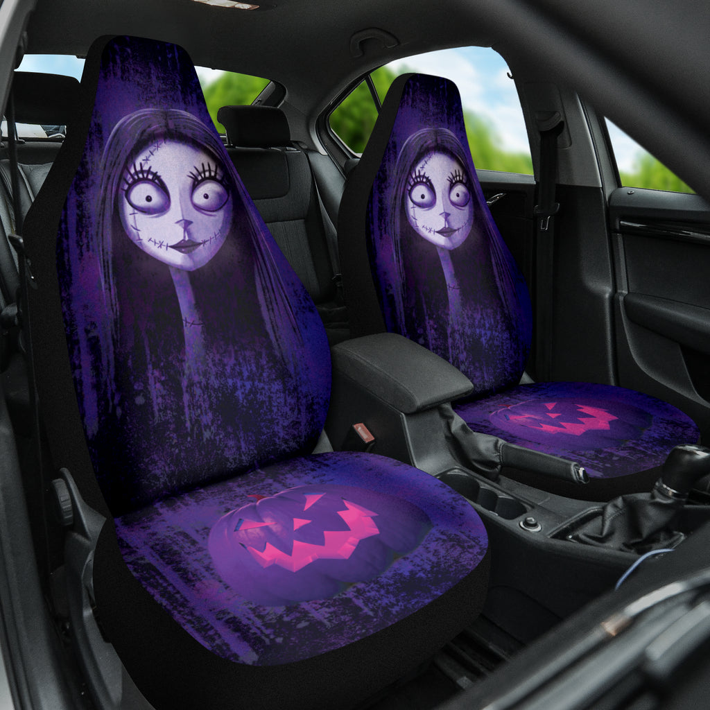 Sally & Pumpskin Nightmare Before Christmas Cartoon Car Seat Covers