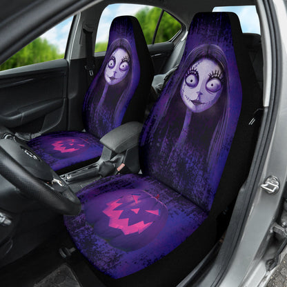 Sally & Pumpskin Nightmare Before Christmas Cartoon Car Seat Covers