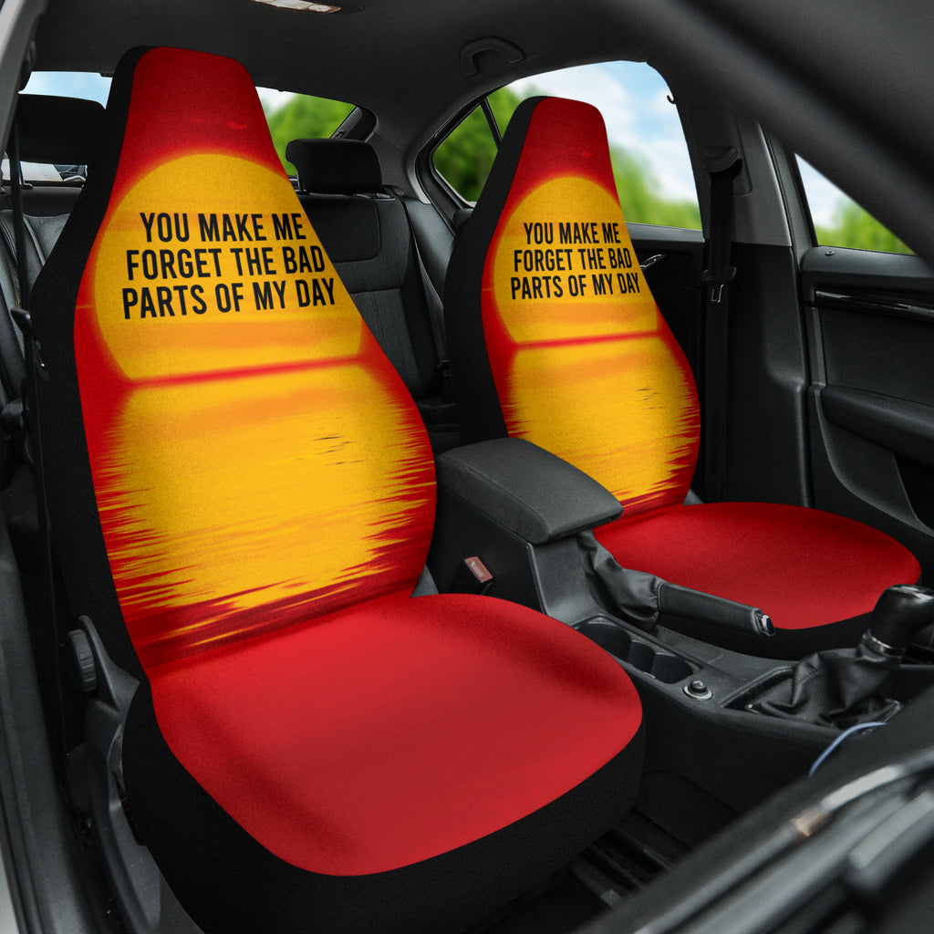 Compliment Quote You Make Me Forget The Bad Parts of My Day Car Seat Covers Style