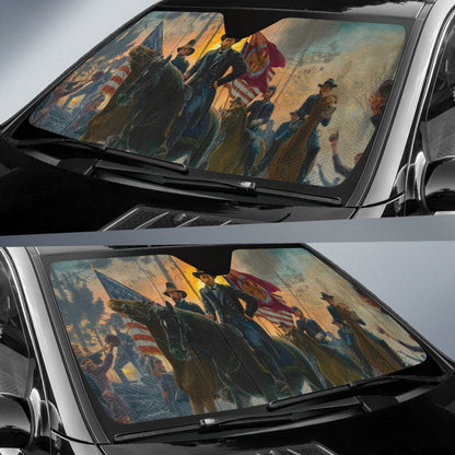 US American Civil War Car Auto Sun Shades Style