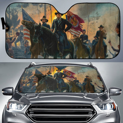 US American Civil War Car Auto Sun Shades Style