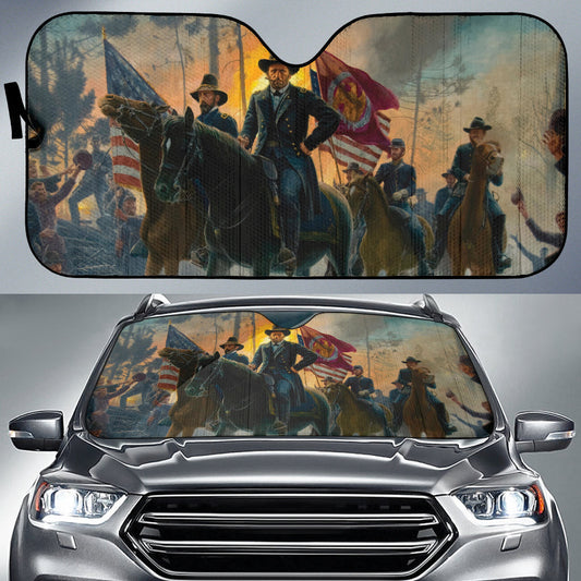 US American Civil War Car Auto Sun Shades Style
