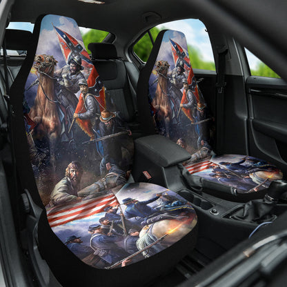 US American Civil War Car Seat Covers Style