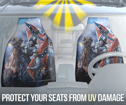 US American Civil War Car Seat Covers Style