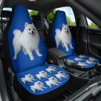 Pomeranian Car Seat Covers Full Set