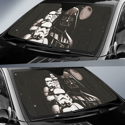 Star Wars Darth Vader And Stormtroopers Car Auto Sun Shades