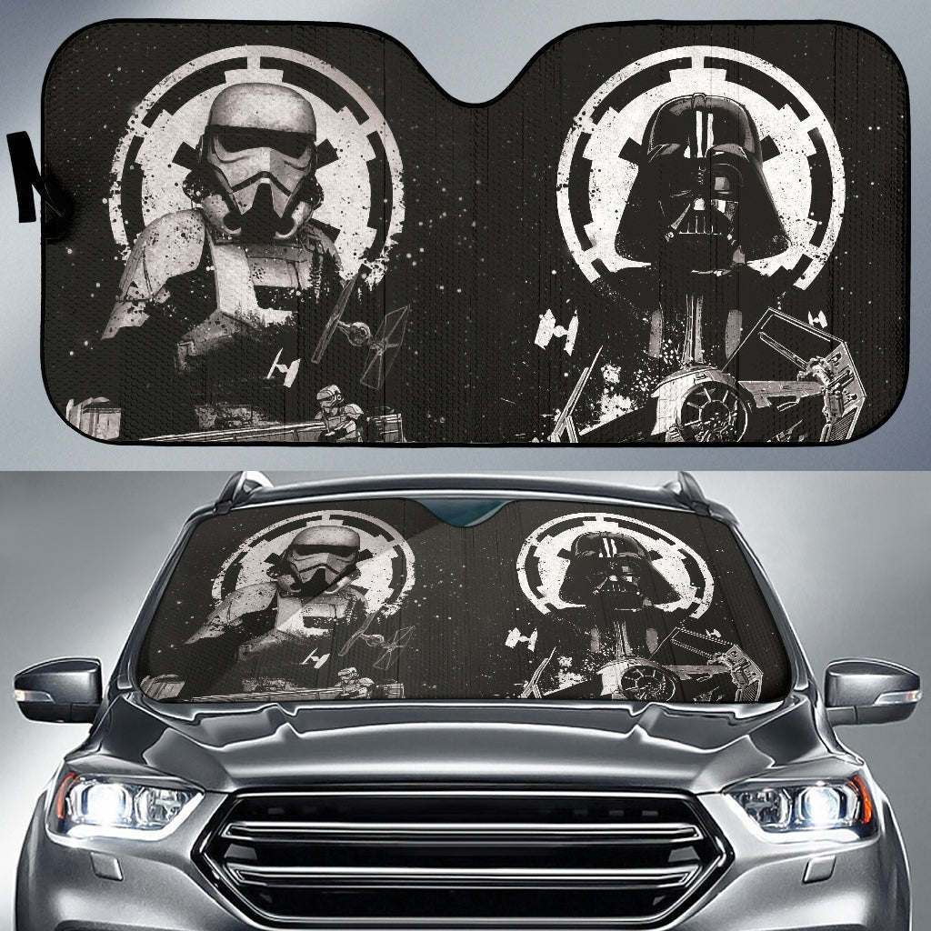 Star Wars Darth Vader Stormtrooper Soldier Car Auto Sun Shades