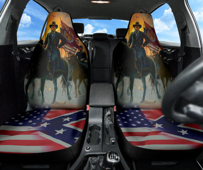 US American Civil War Car Seat Covers Style