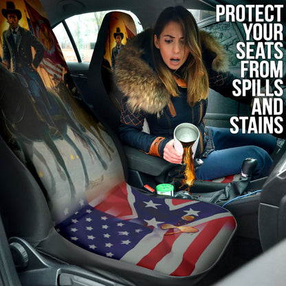US American Civil War Car Seat Covers Style