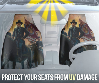 US American Civil War Car Seat Covers Style