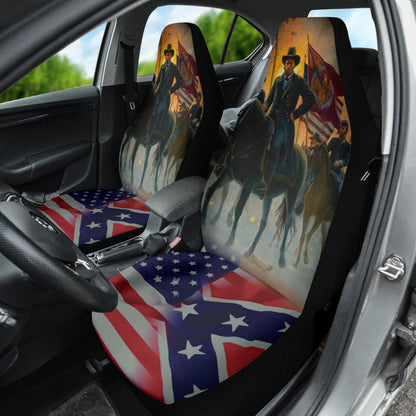 US American Civil War Car Seat Covers Style