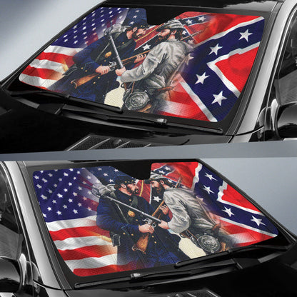 US American Civil War Car Auto Sun Shades Style