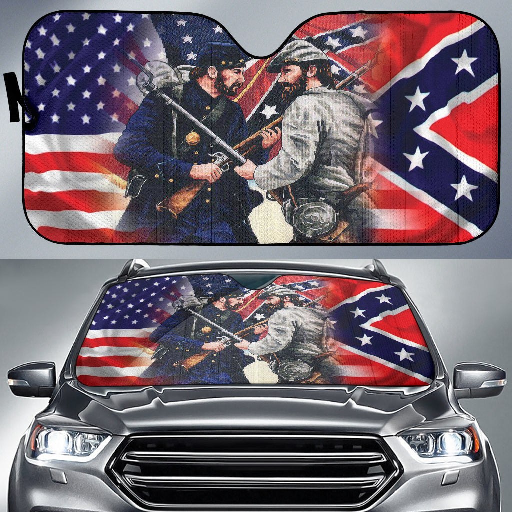 US American Civil War Car Auto Sun Shades Style