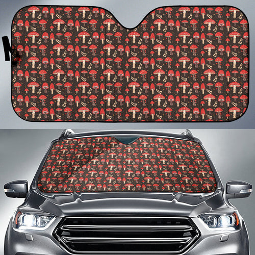 Red Mushroom Car Auto Sun Shades