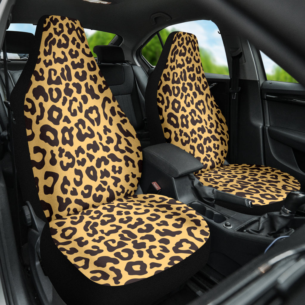 Leopard Skin Print Car Seat Covers