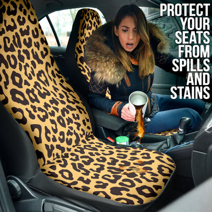 Leopard Skin Print Car Seat Covers