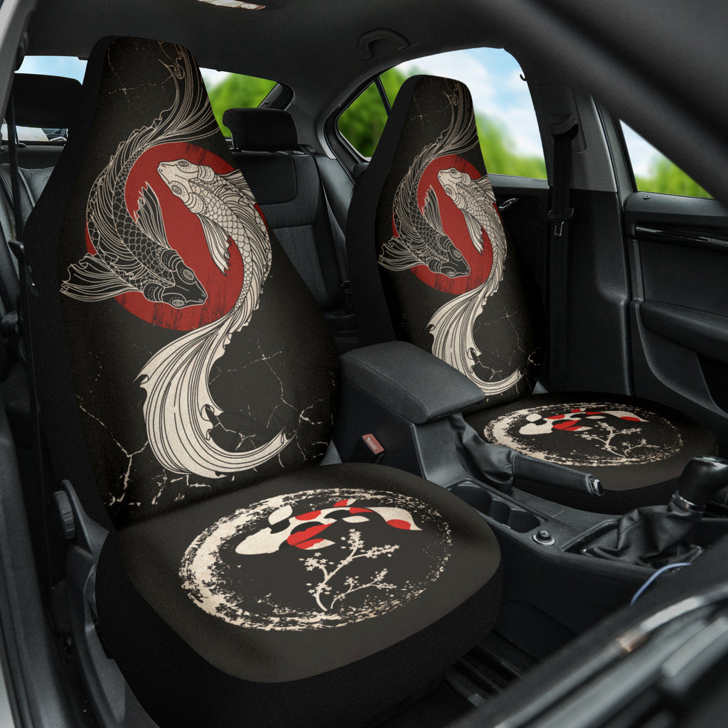 Japan Koi Fish Art Car Seat Covers