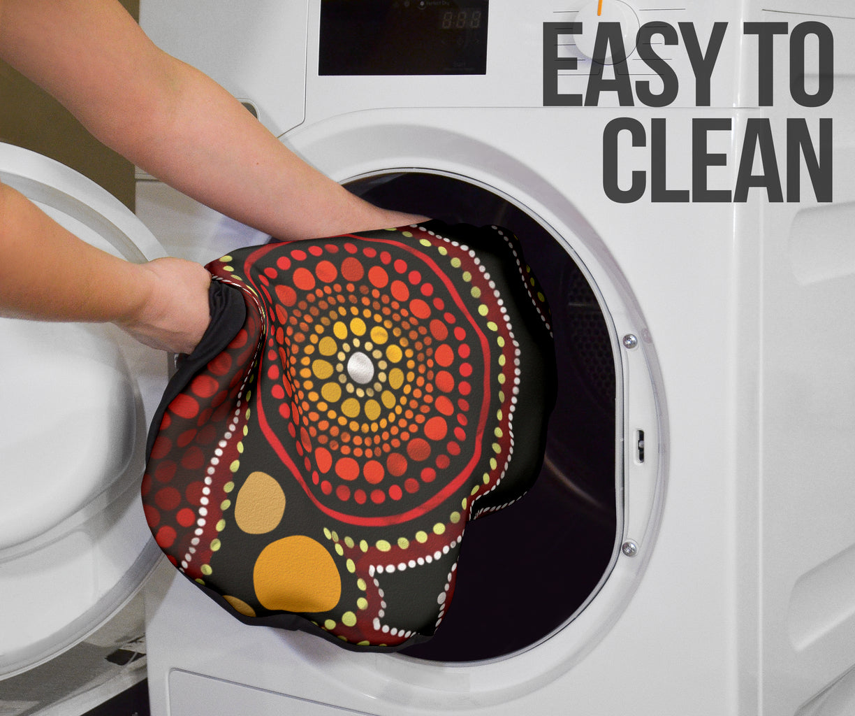 Australia Indigenous Circle Dot Car Seat Covers